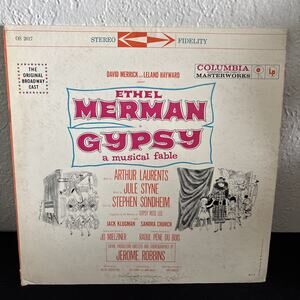 ETHEL MERMAN GYPSY COLUMBIA RECORDS OS 2017 ULTRASONIC LP VINYL